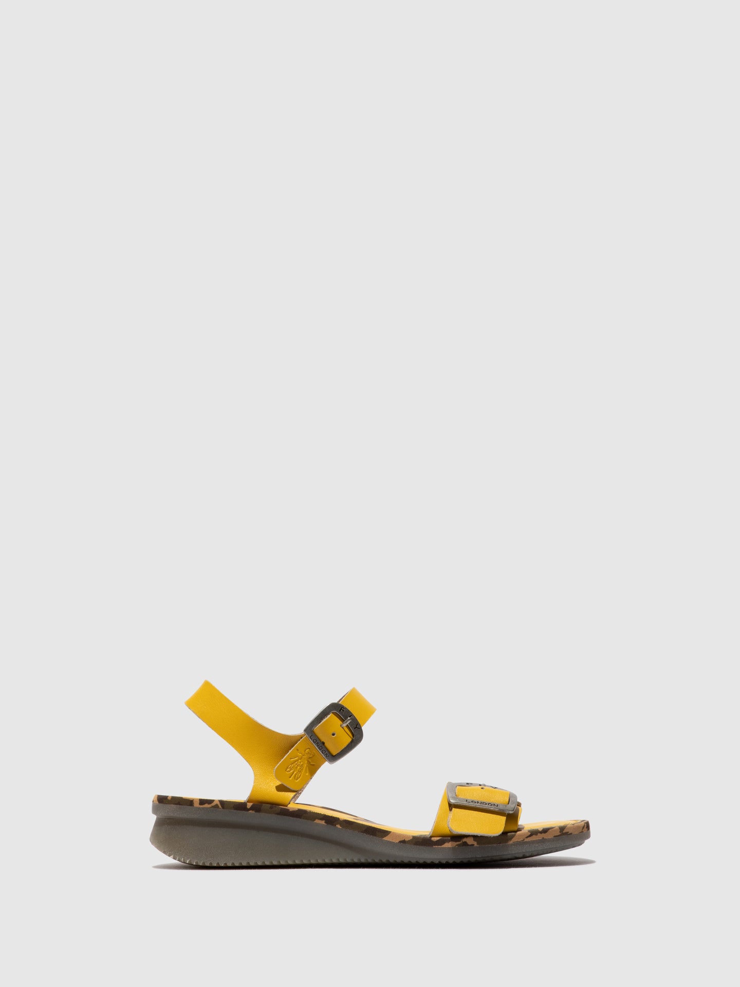 Fly London Yellow Sling-Back Sandals