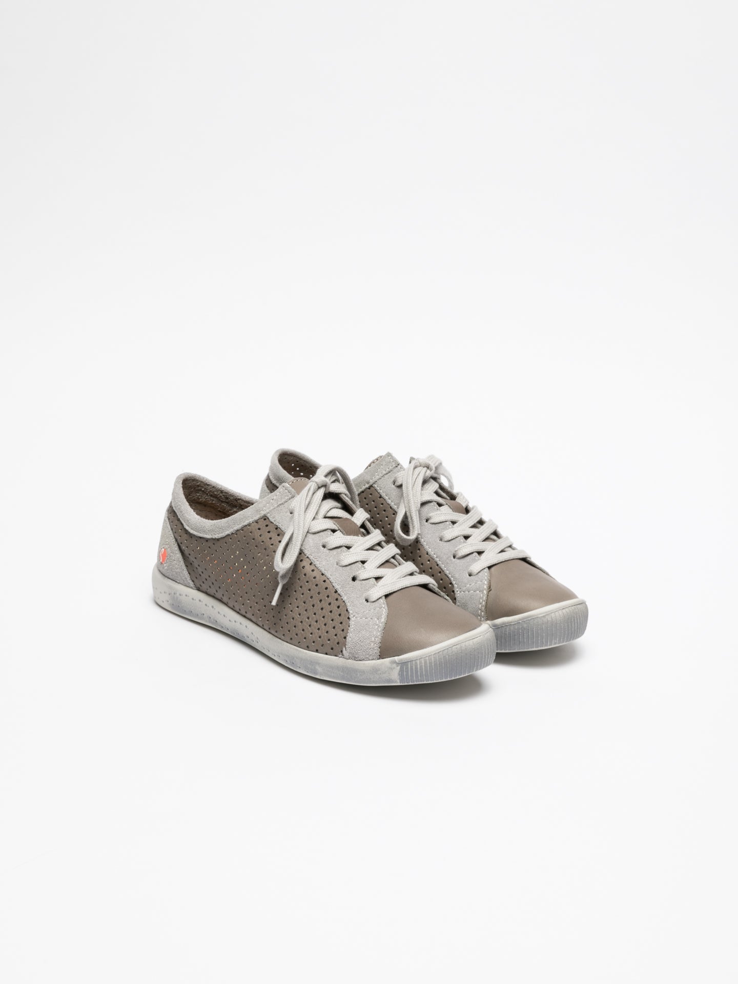 Softinos Ténis com Atacadores em Taupe