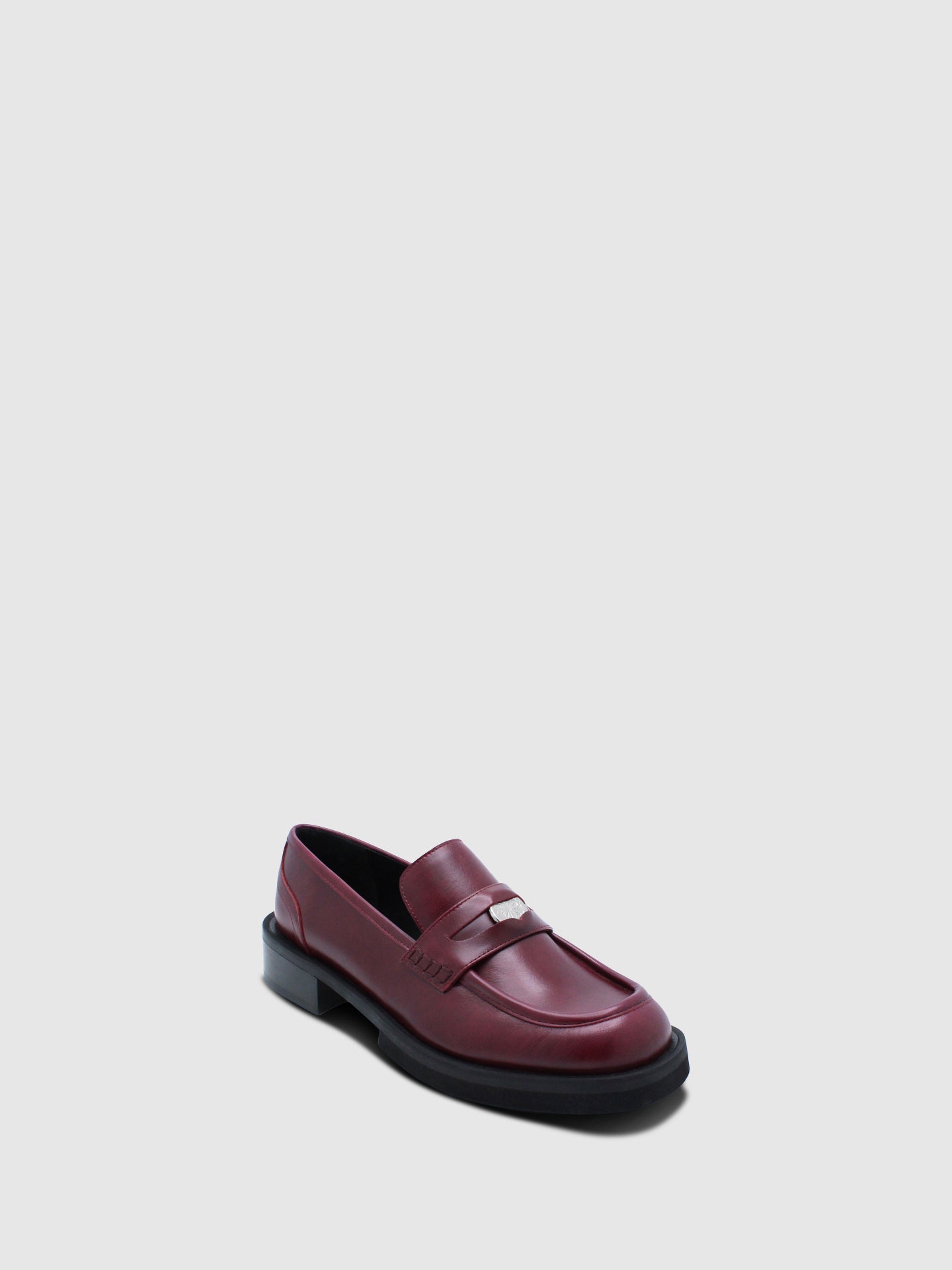JJ Heitor Loafers Clássicos em Bordeaux