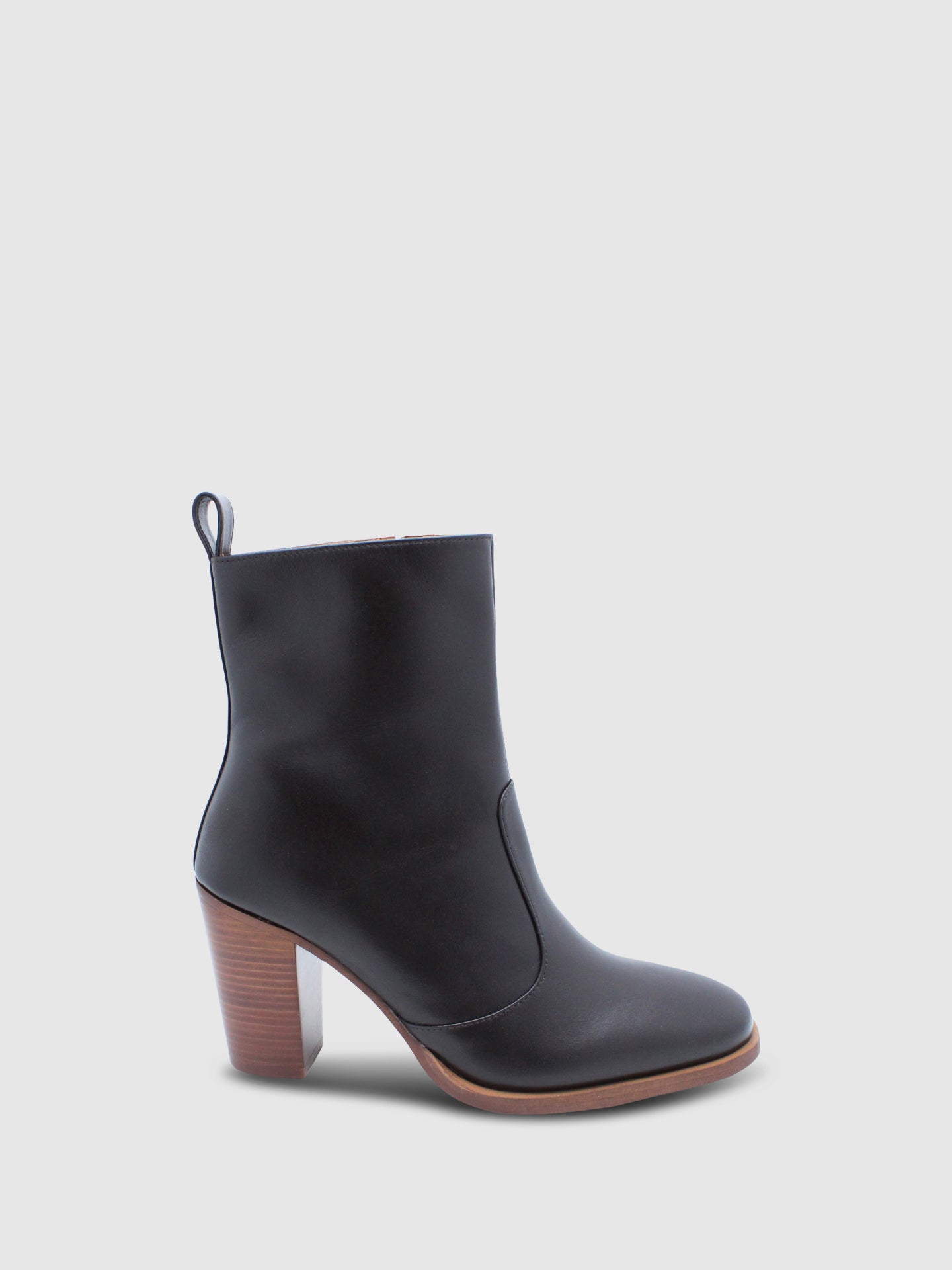 JJ Heitor Botins com Ponta Redonda em Castanho