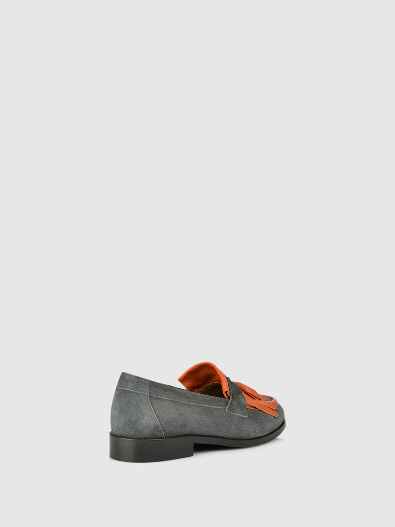 JJ Heitor Gray Classic Loafers