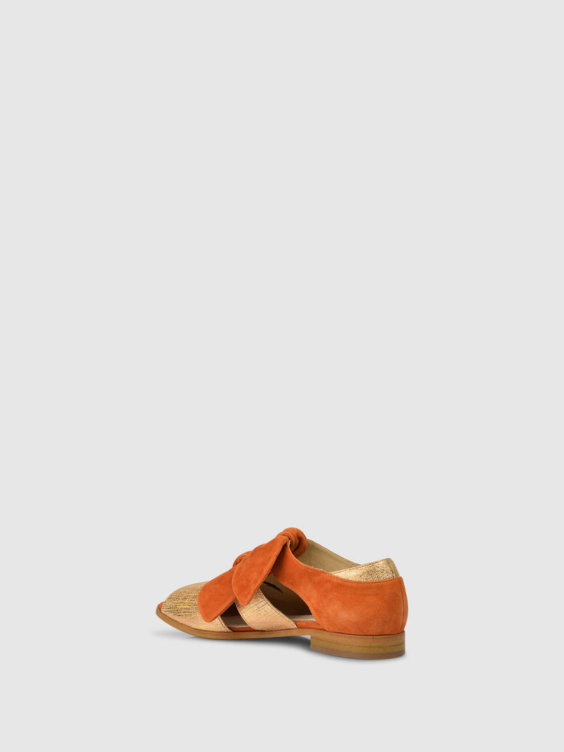 JJ Heitor Bow Sandals A03L1 Gold/Orange
