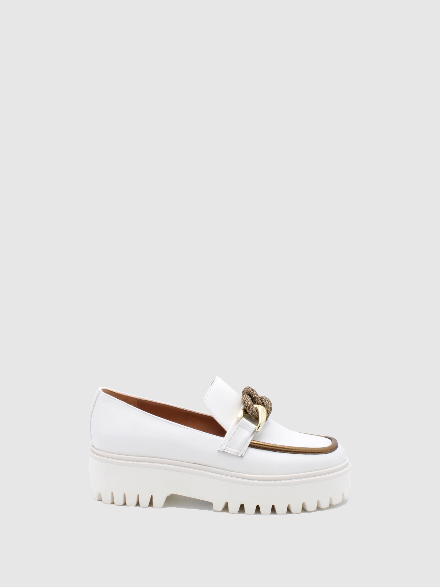 JJ Heitor Appliqués Loafers Hunky Panky Off White/Gold