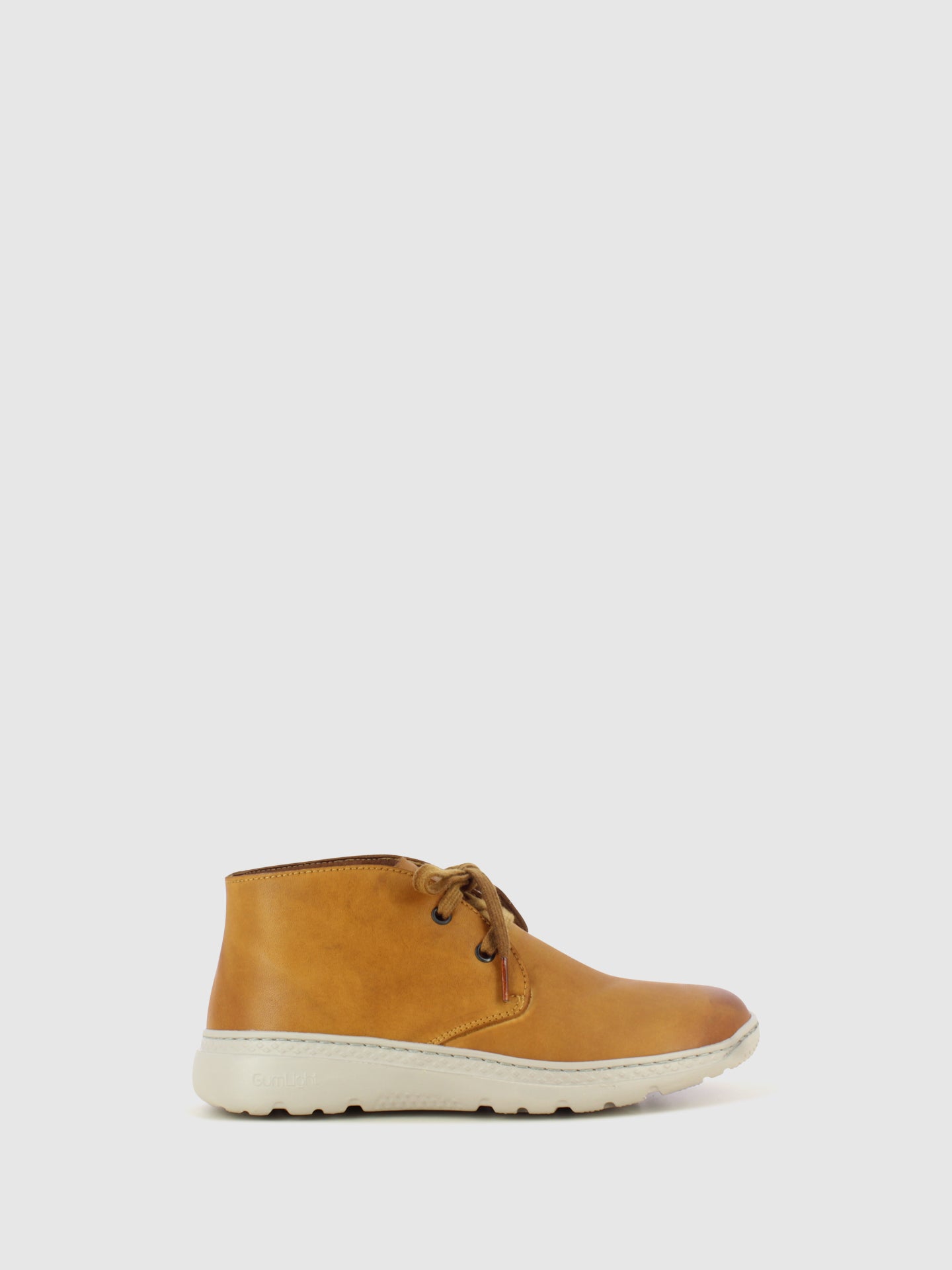 On Foot Camel Lace-up Ankle Boots