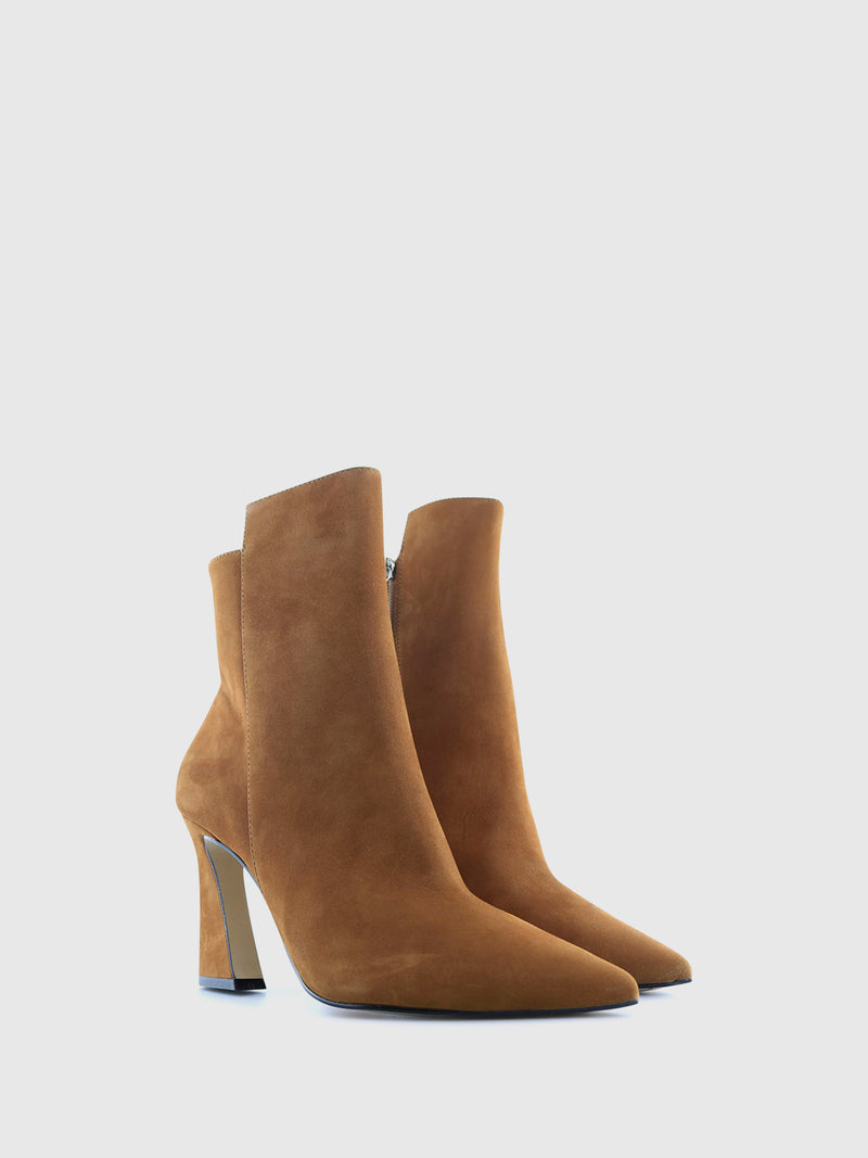 Parodi Passion Botins com Fecho 60/1587 Camel