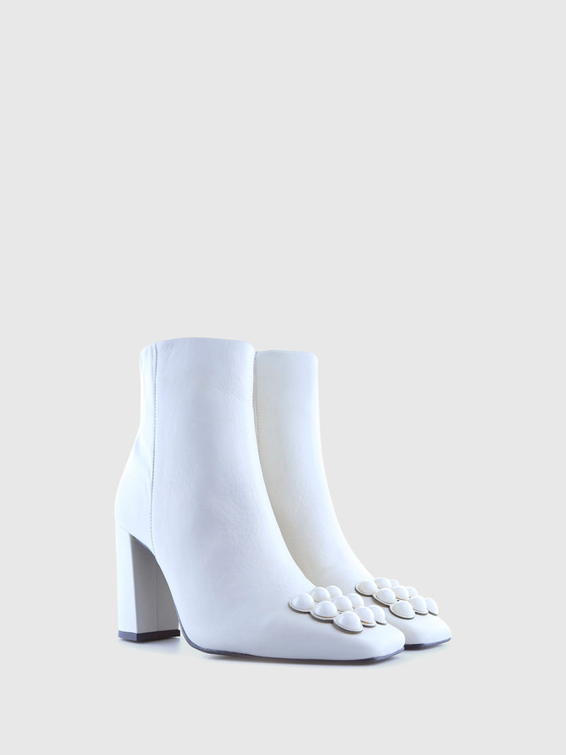 Parodi Passion Botins com Fecho 60/1592 Branco