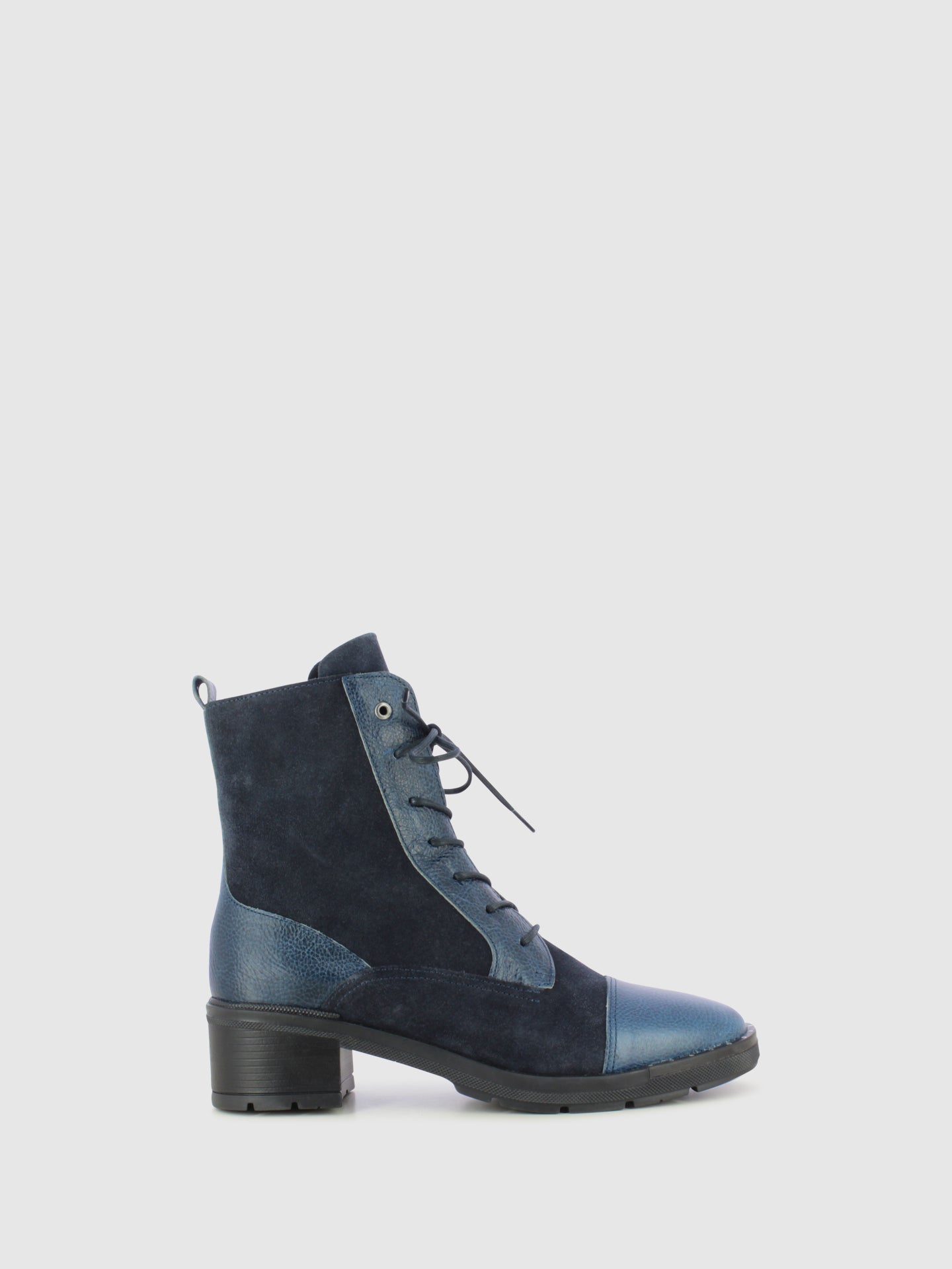 Foreva Blue Lace-up Boots