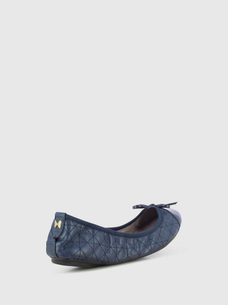 Butterfly Twists Navy Classic Ballerinas