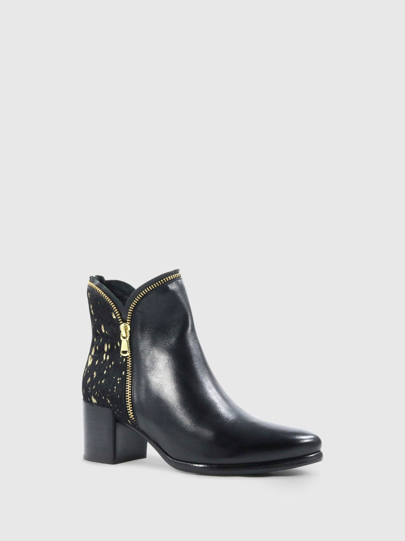 Parodi Sunshine Botins com Fecho 79/1602 Preto