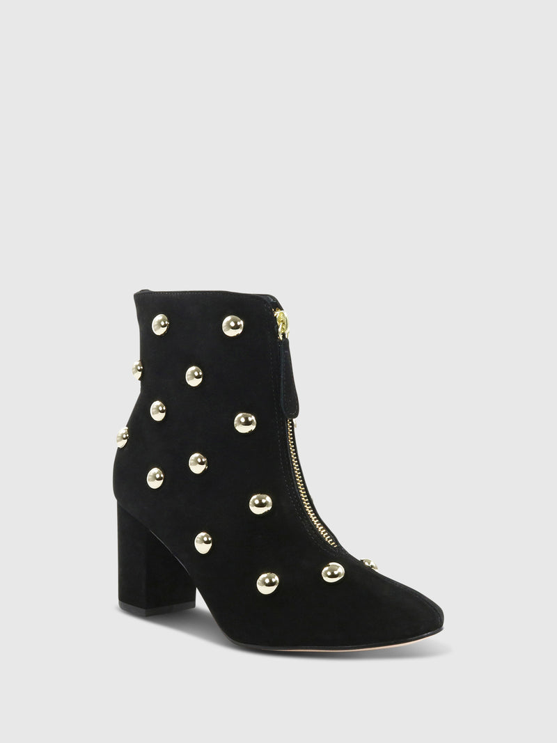 Parodi Passion Botins com Apliques 82/3711 Preto