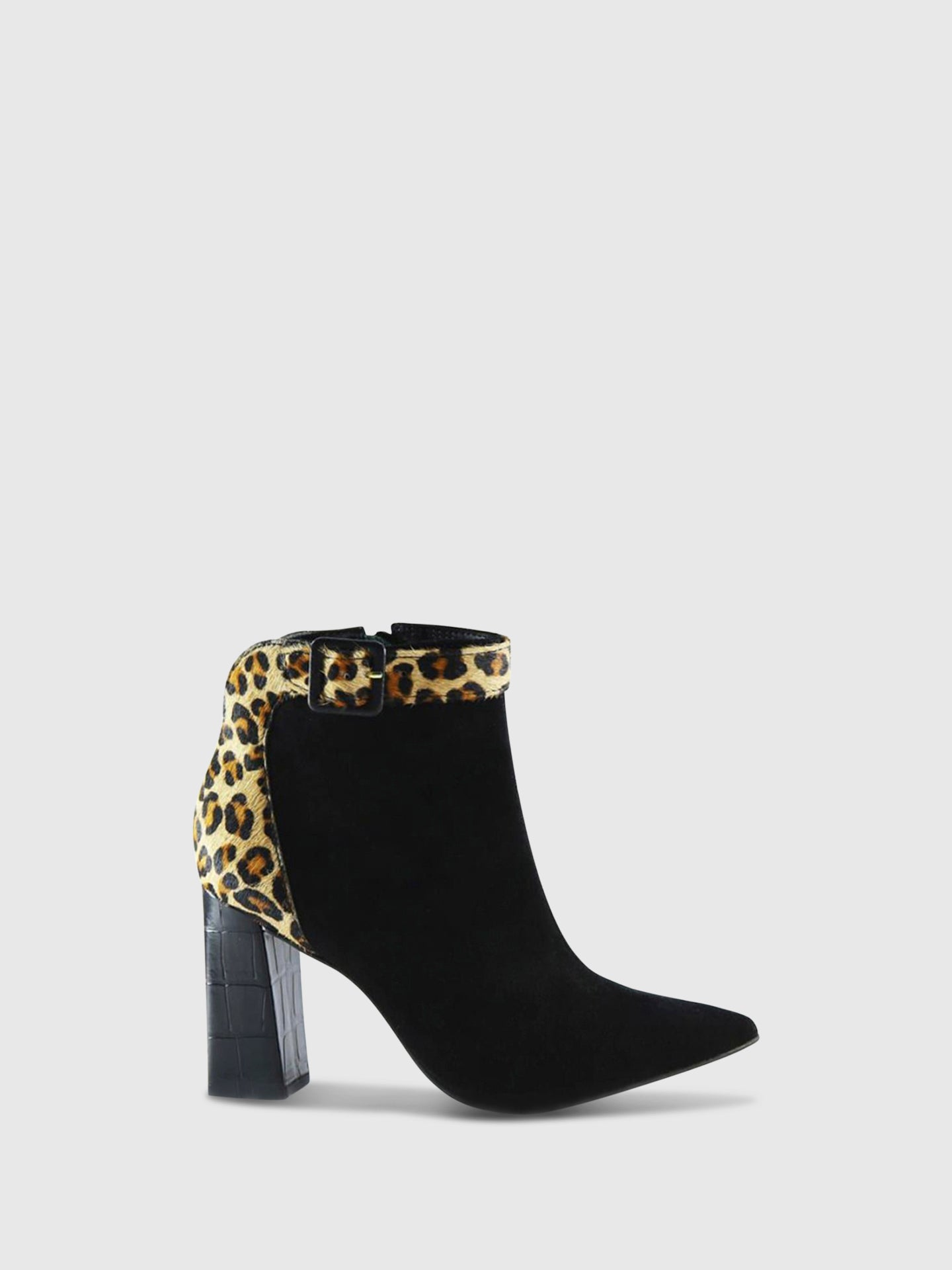 Parodi Passion Botins com Fecho 83/5118 Preto/Leopardo