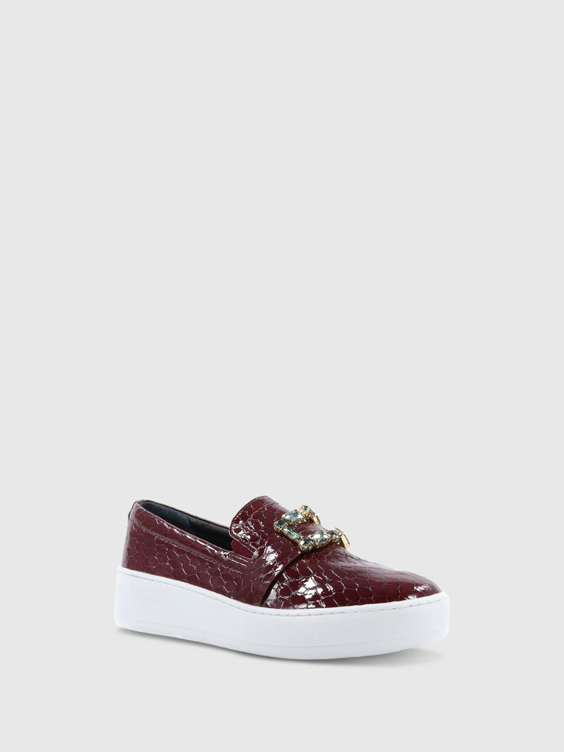 Parodi Passion Sapatos com Apliques 83/7017 Bordeaux