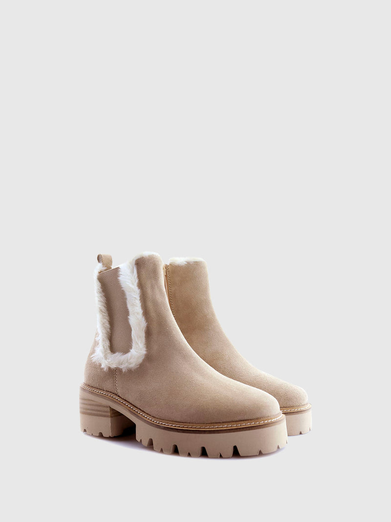 Parodi Sunshine Botins com Fecho 95/VERONA Bege