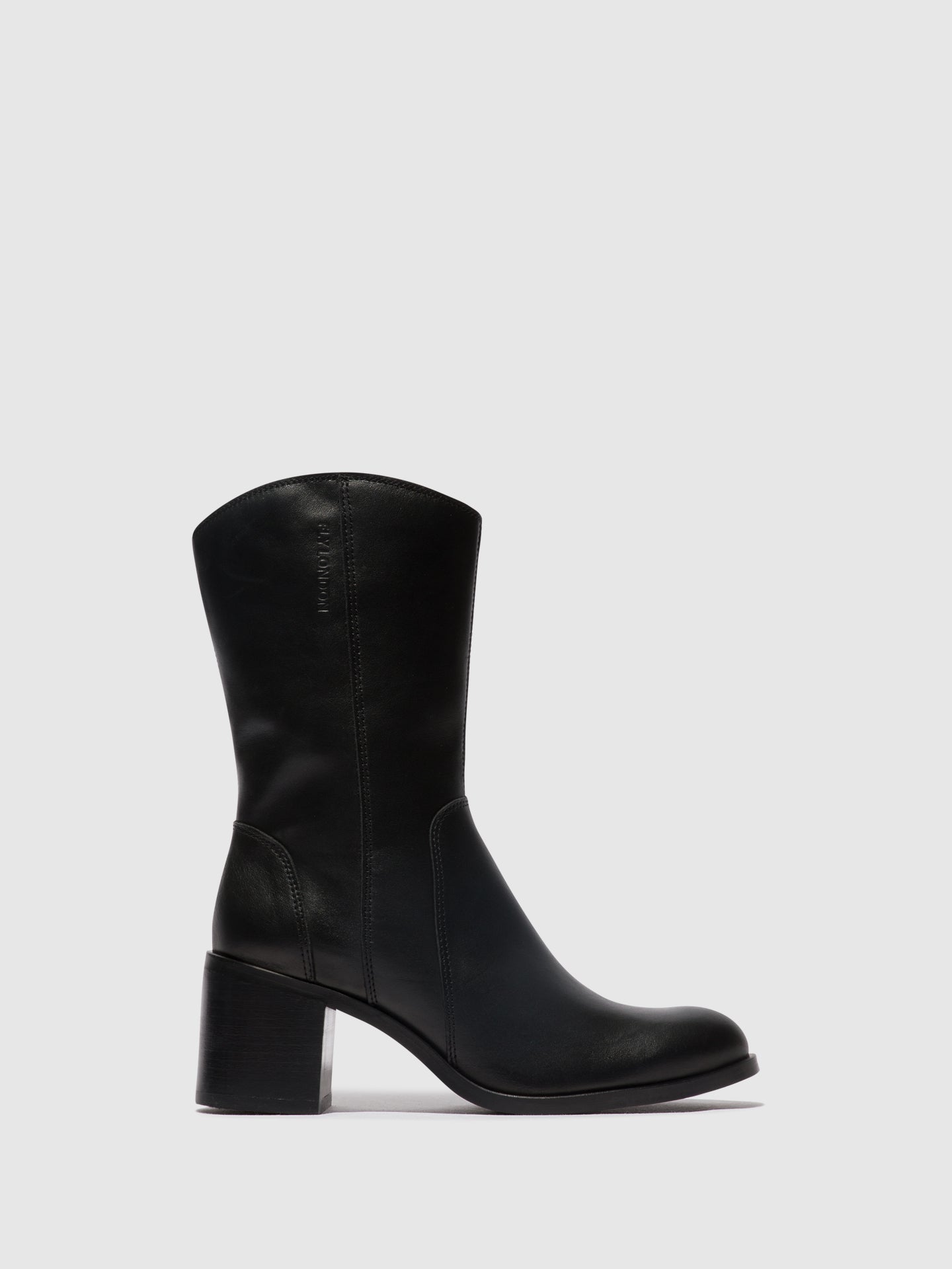 Fly London Zip Up Ankle Boots ASTA914FLY BLACK