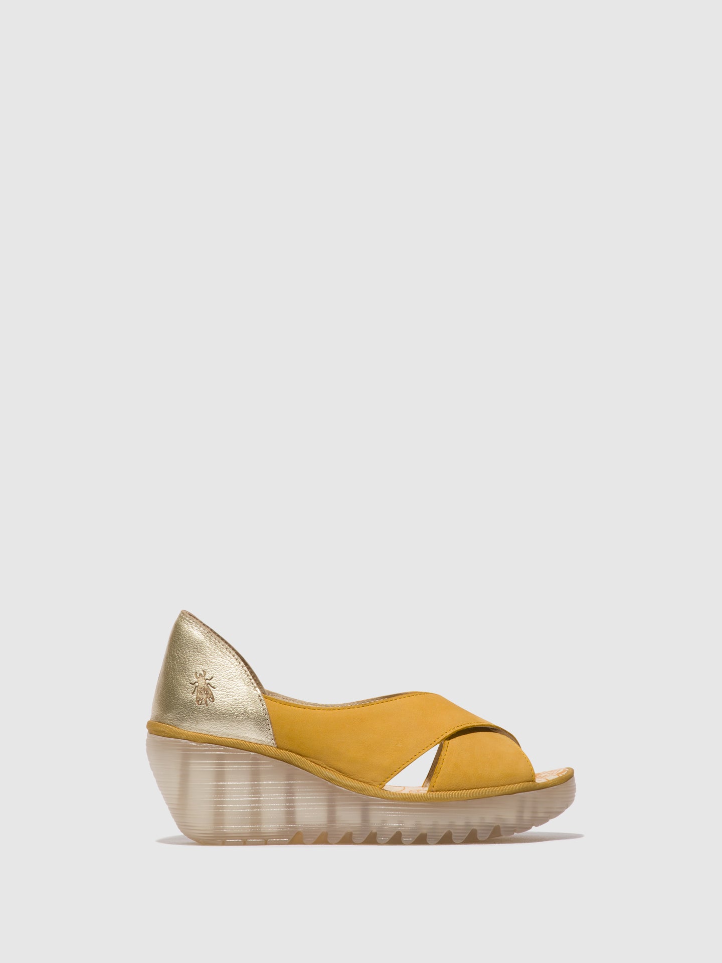 Fly London Sandálias com Tiras Cruzadas YOMA307FLY BUMBLEBEE/GOLD