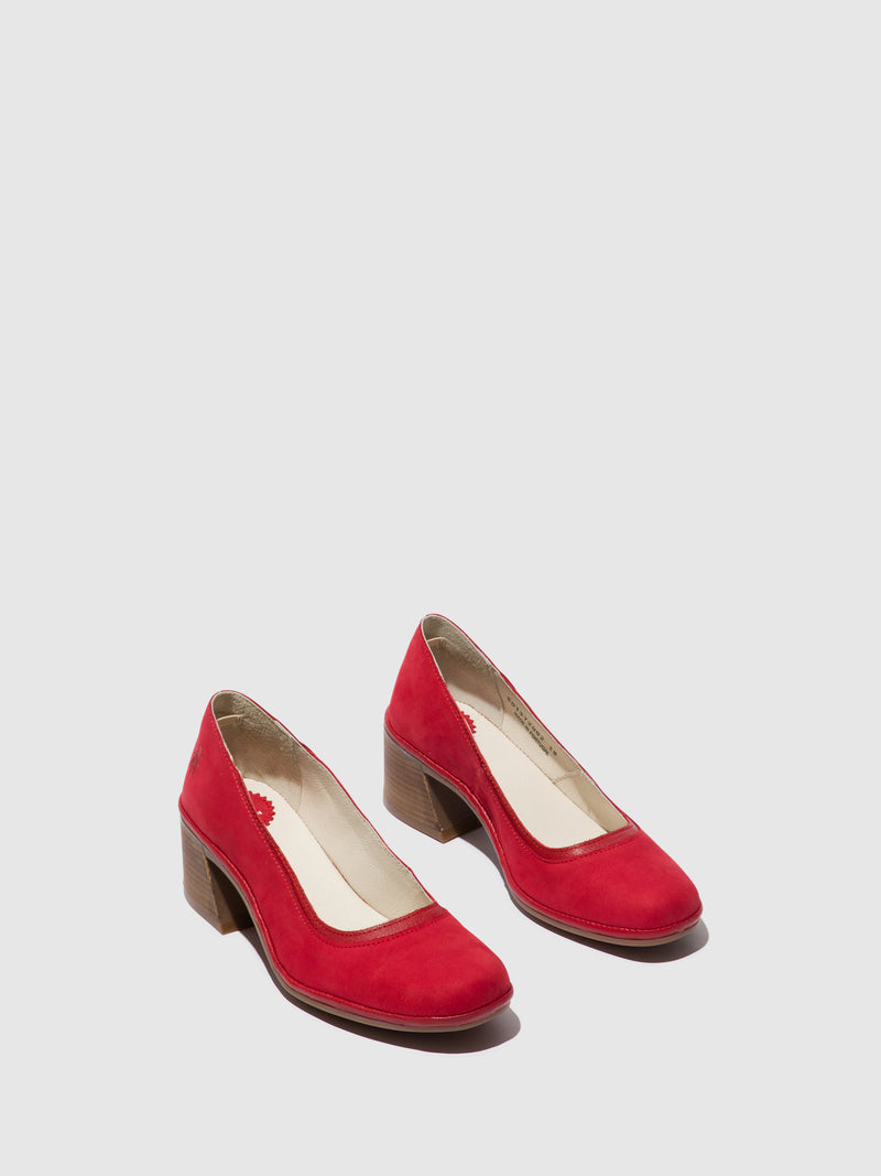 Fly London Classic Pumps Shoes LADE372FLY LIPSTICK RED