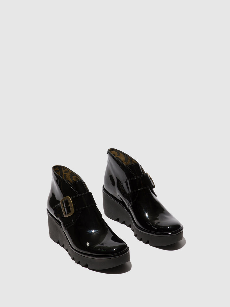 Fly London Botins com Fivela BIRT397FLY ATLANTIS BLACK