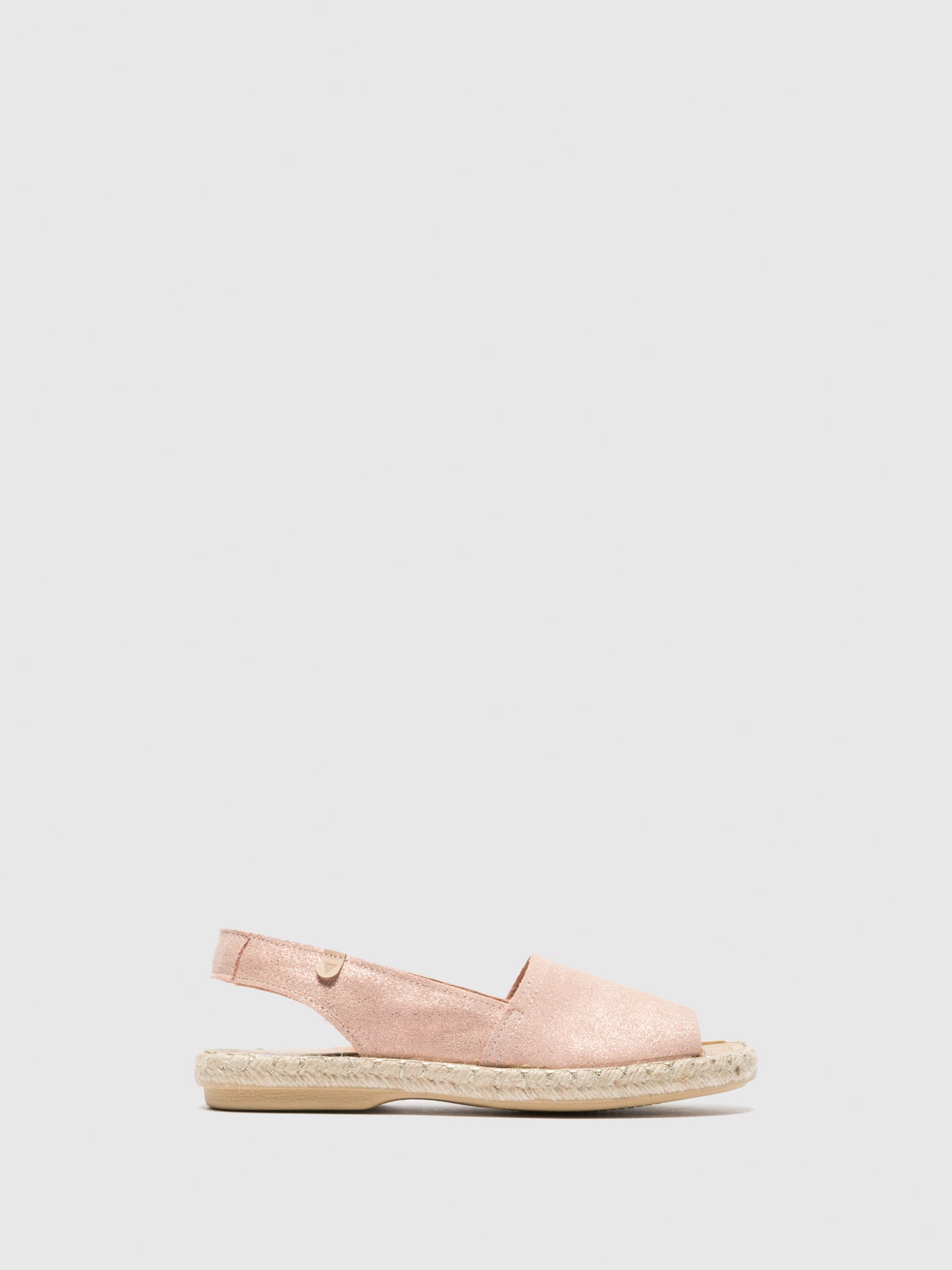 Foreva Alpargatas com Tira no Calcanhar em Rosa