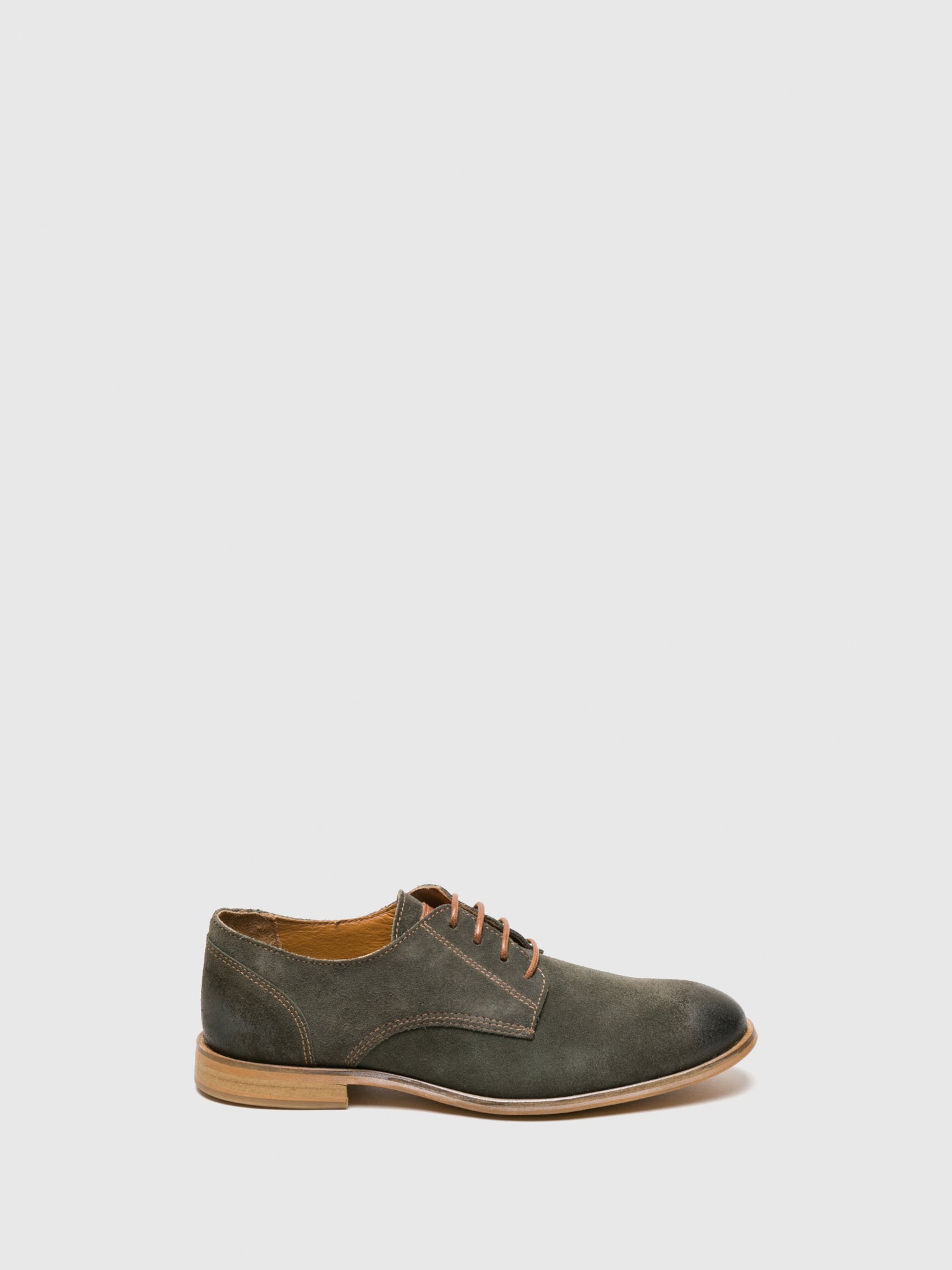 Foreva Sapatos Derby em Verde Escuro
