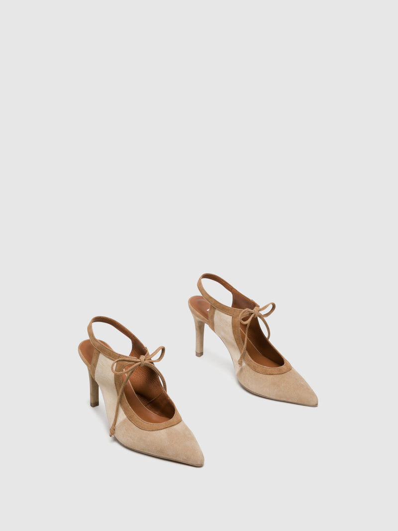 Foreva Beige Pointed Toe Shoes