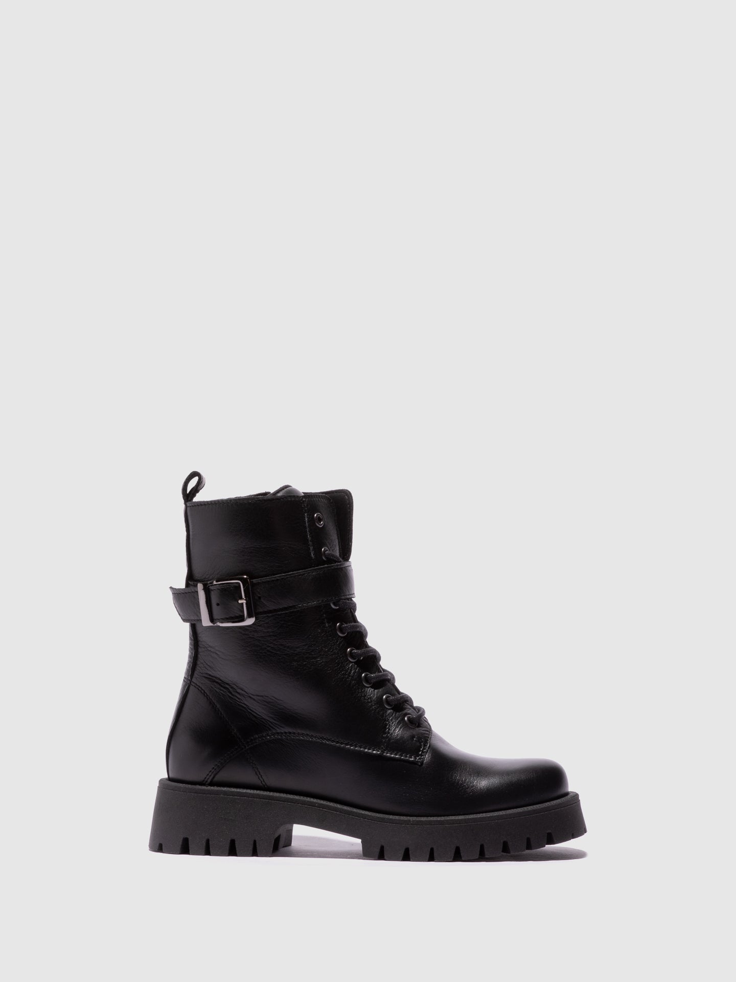 Foreva Botins com Atacadores em Preto