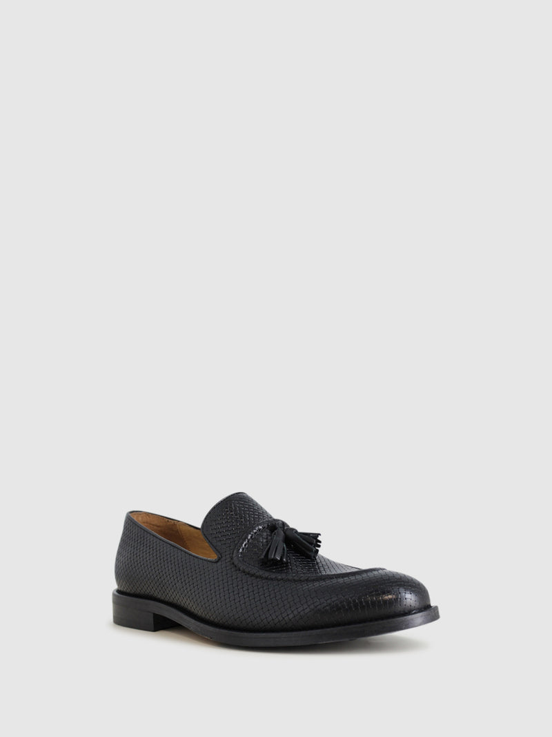 Foreva Loafers com Ponta Redonda em Preto