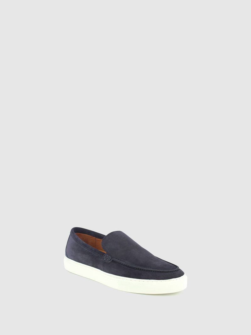 Foreva Loafers Pontiagudas em Azul Marinho