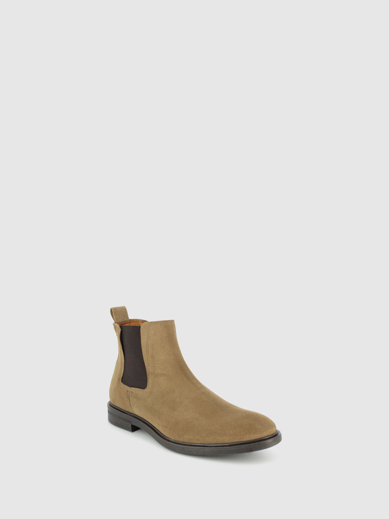 Foreva Botins Chelsea em Taupe