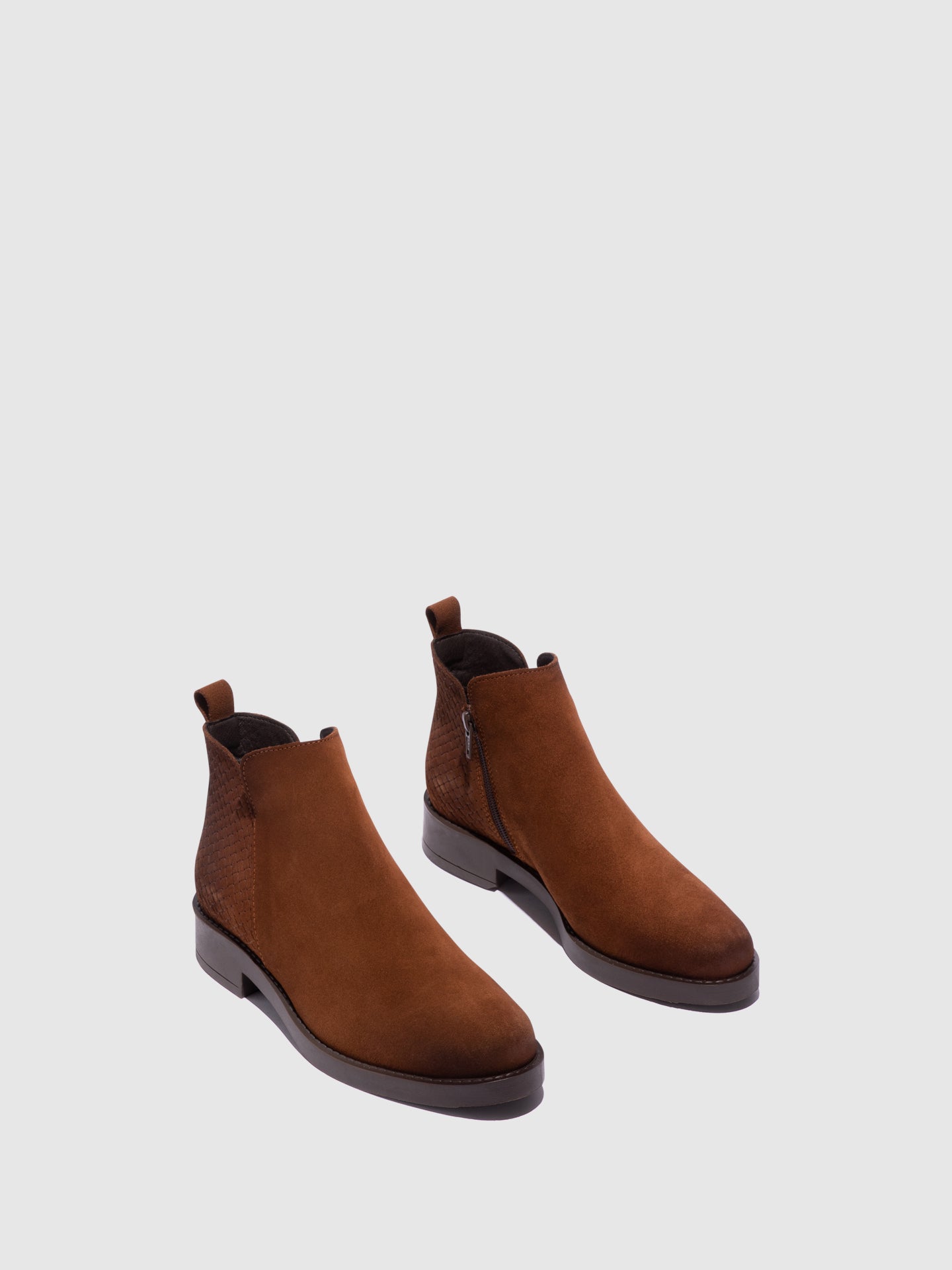 Foreva Botins com Fecho em Camel