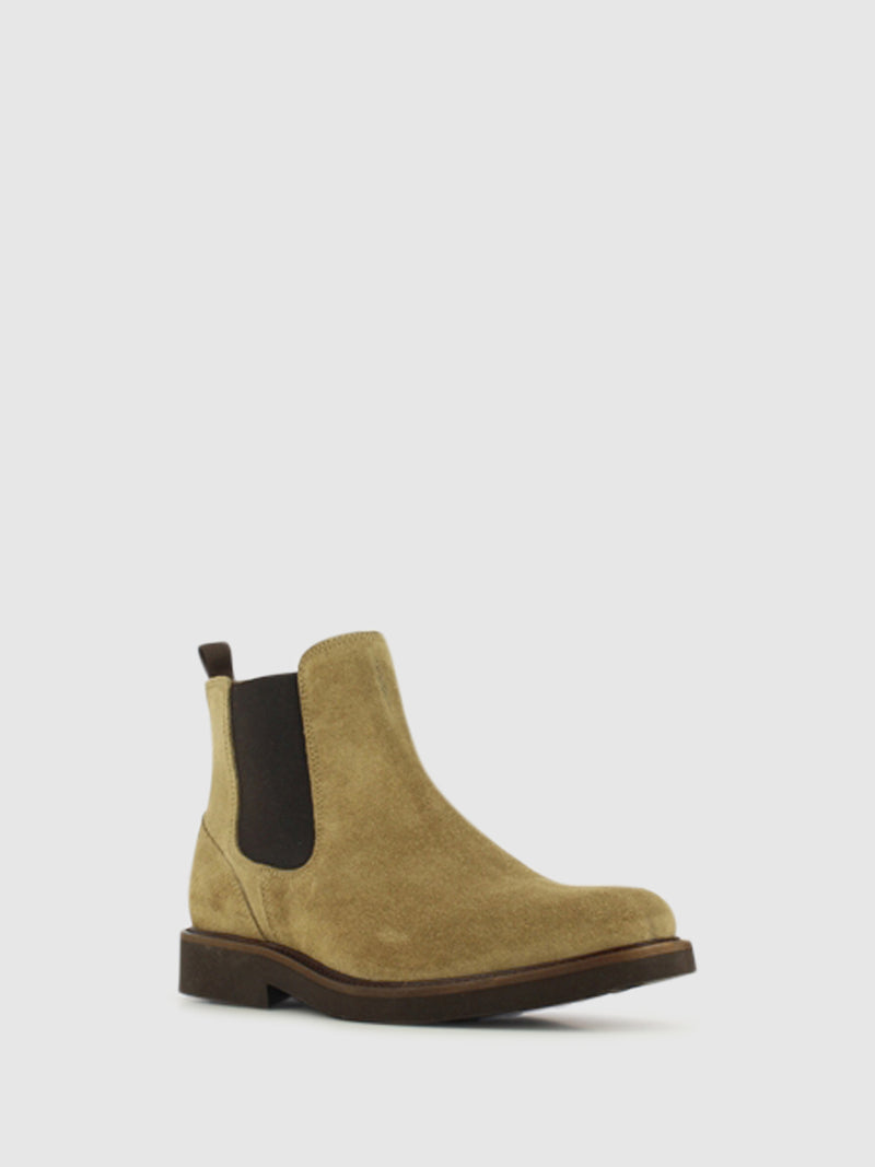 Foreva Botins Chelsea em Taupe