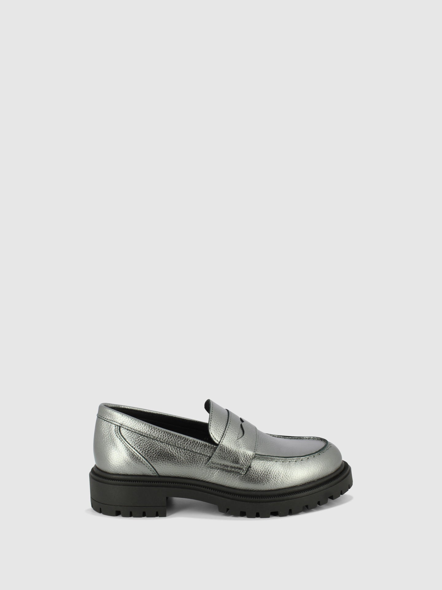 Foreva Sapatos Mocassins em Prateado
