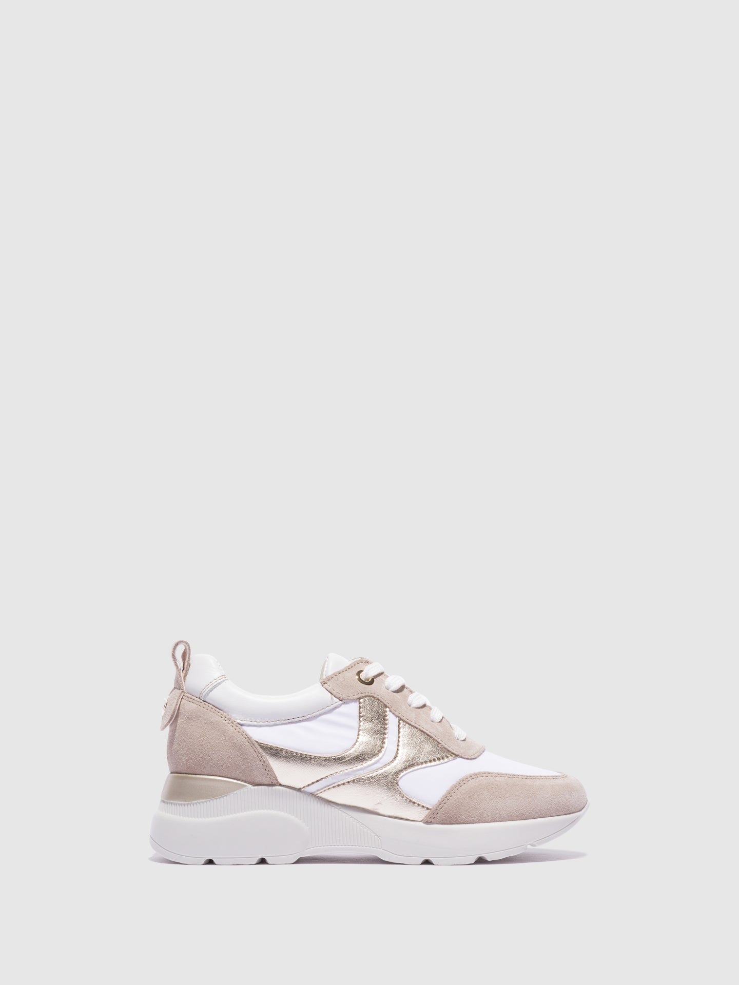 Foreva White Lace-up Trainers