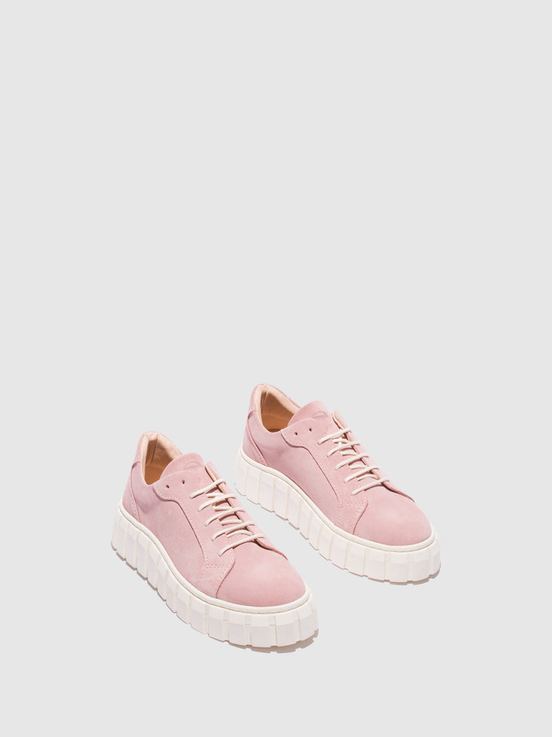 Fungi Ténis com Atacadores em Rosa