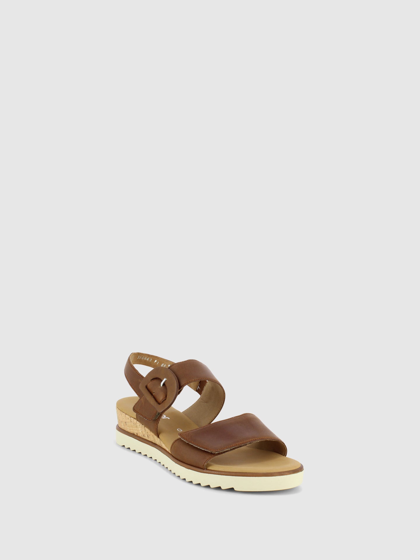 Gabor Sandálias com Velcro em Camel