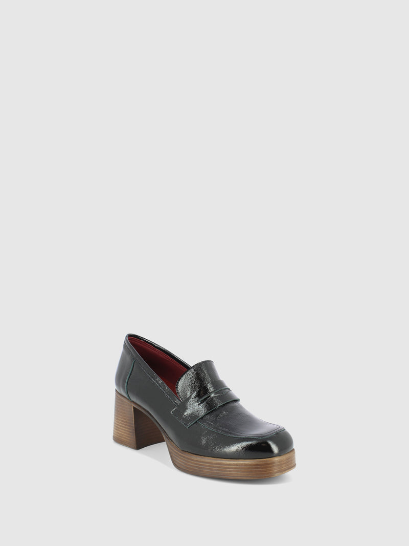 Jose Saenz Sapatos Mocassins em Preto