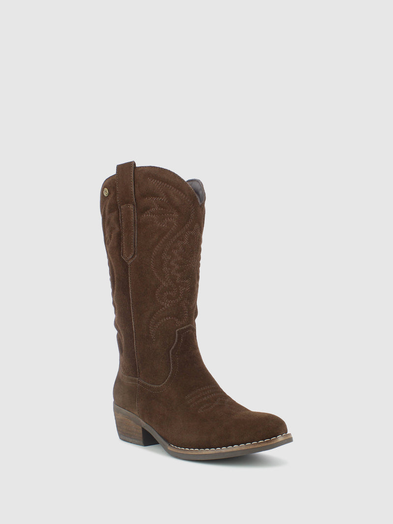 Top3 Botas Texanas em Castanho