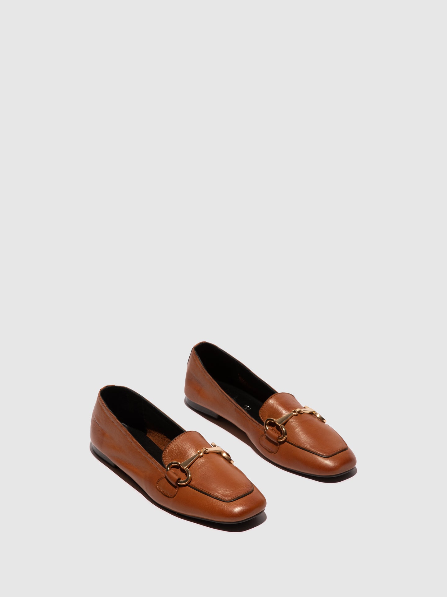 Top3 Sapatos Mocassins em Camel