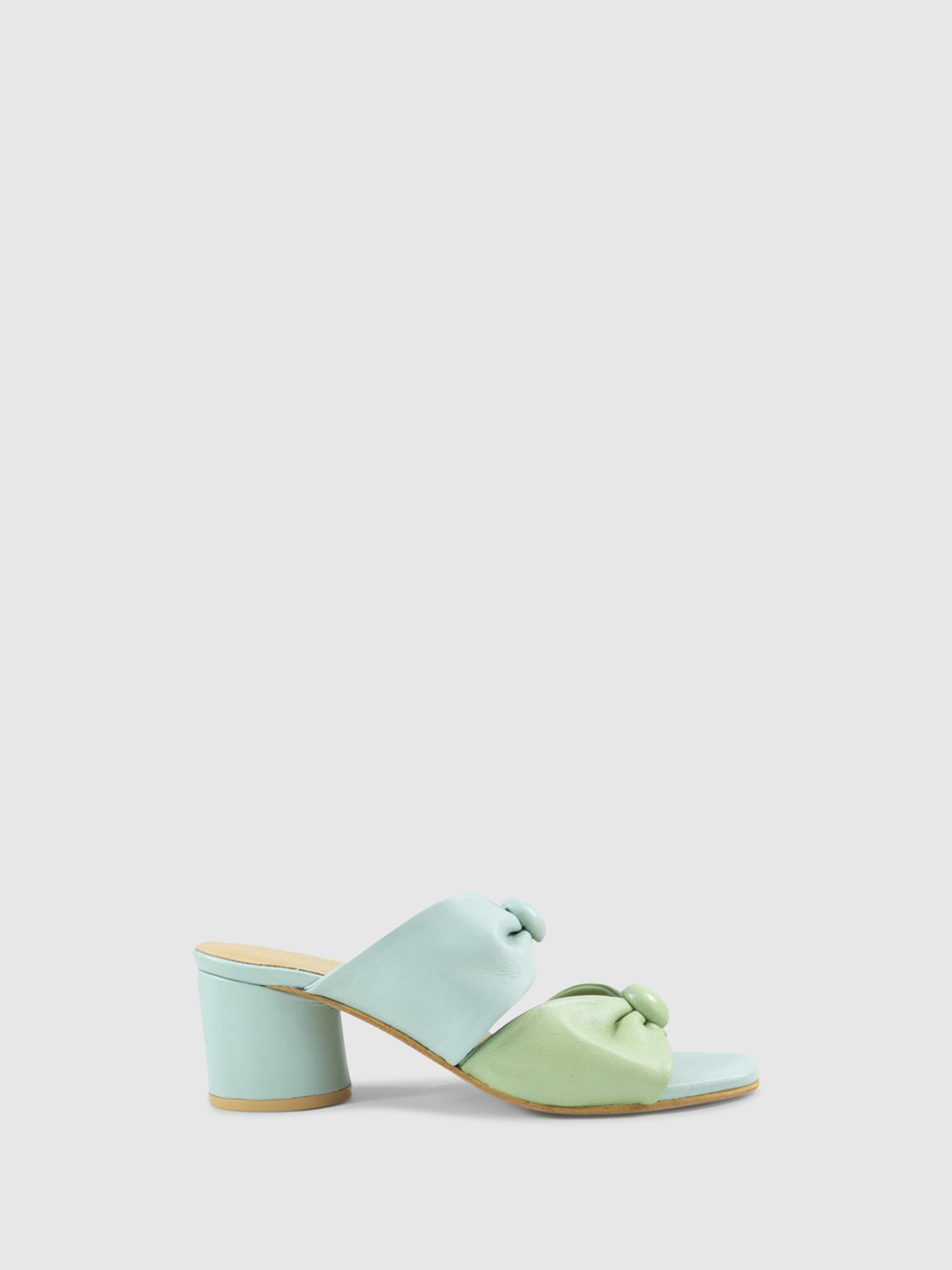 PARODI SHOES Mules de Salto Grosso 53/1895VERDEACQU Green