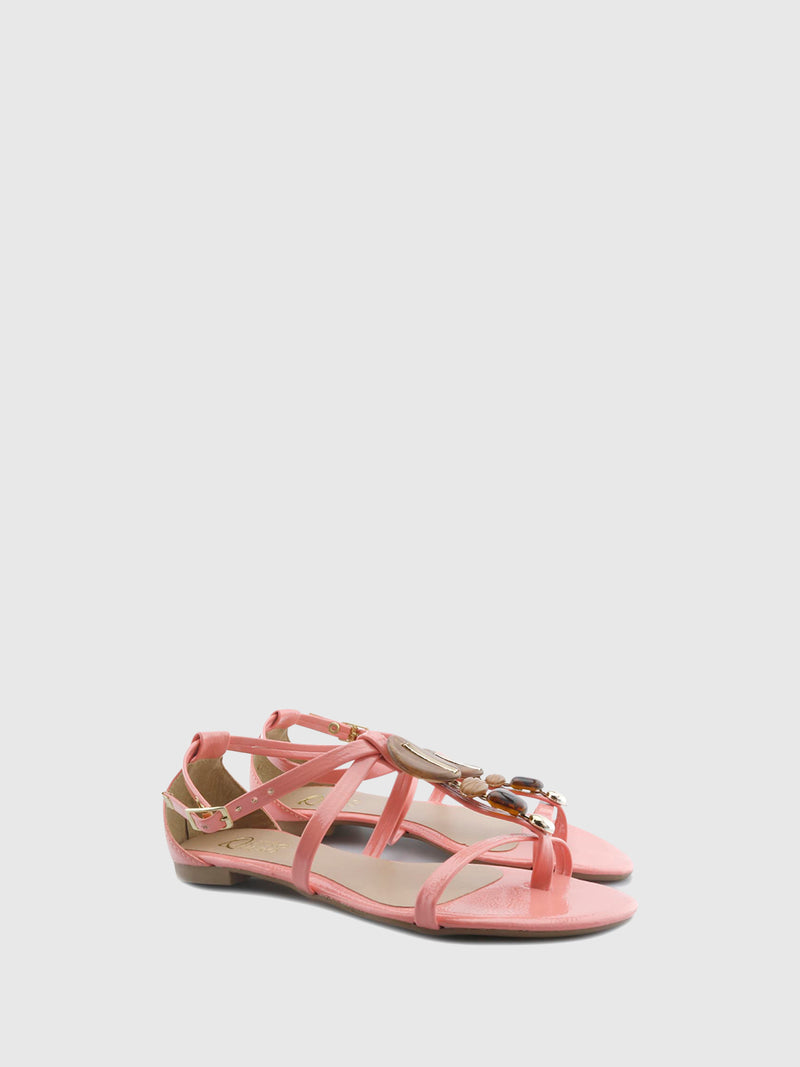 QUERO QUERO Sandálias com Apliques 13/QQ5143CORAL Coral