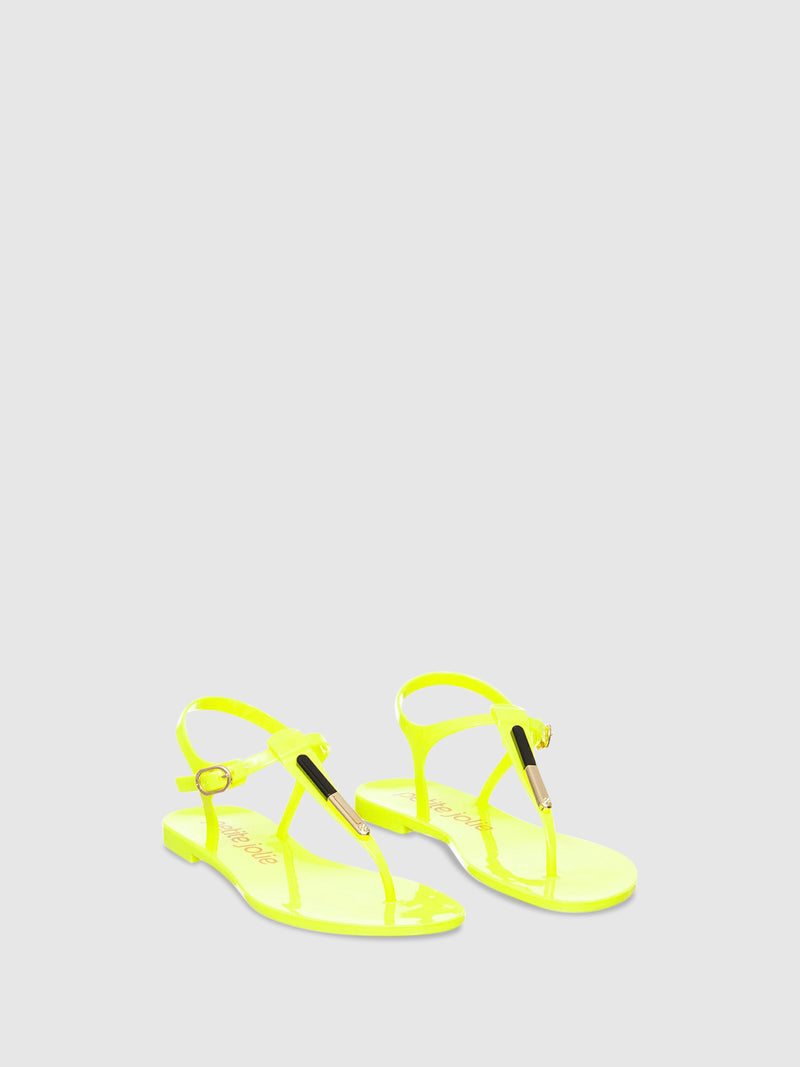 PETITE JOLIE Sandálias Rasas 11/5835AMARELO Yellow