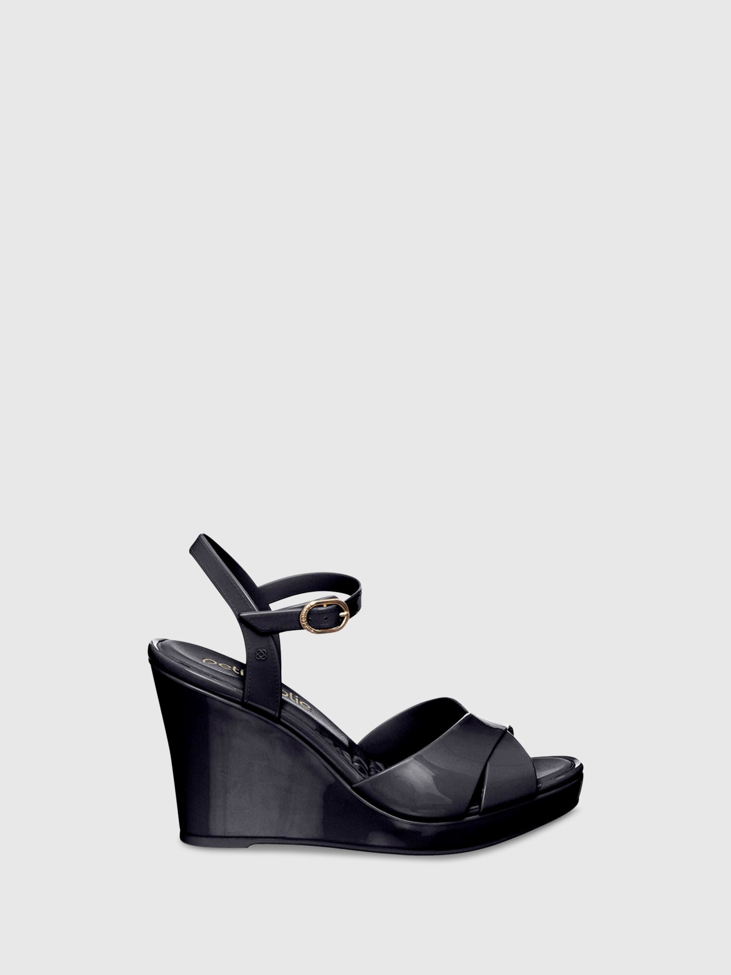 PARODI SHOES Sandálias de Cunha 11/5134PRETO Black