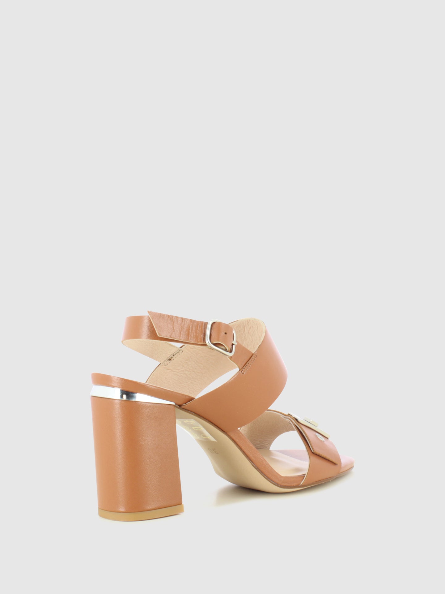 Sofia Costa Sandálias com Fivela em Camel