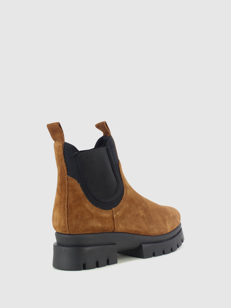 Saydo Botins com Elástico em Camel