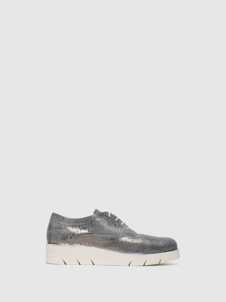 The Flexx Sapatos com Atacadores em Prateado