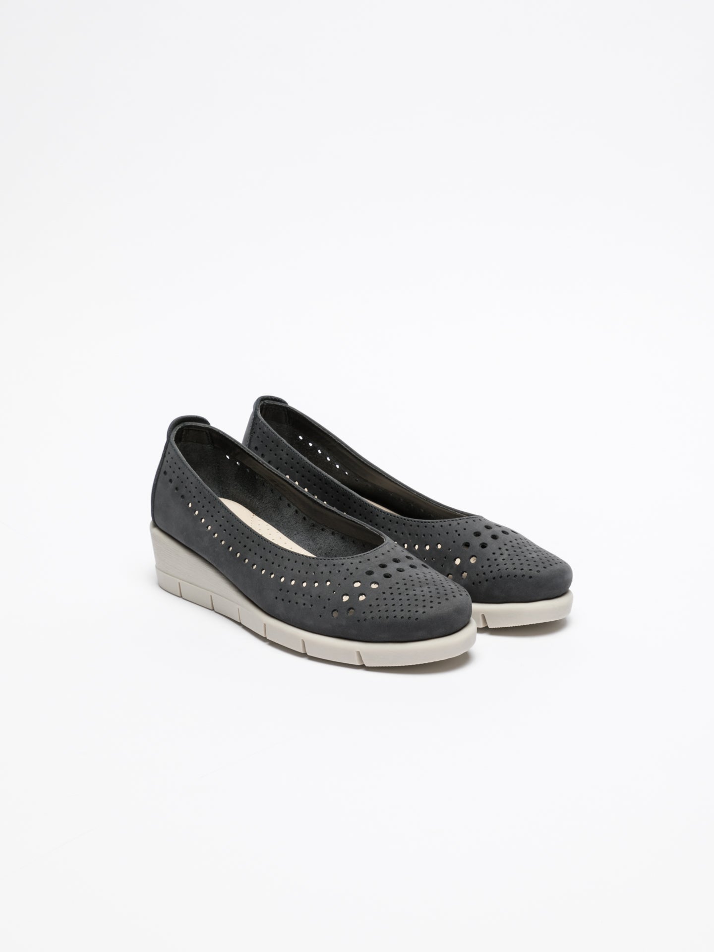The Flexx Sapatos com Cunha em Azul Marinho