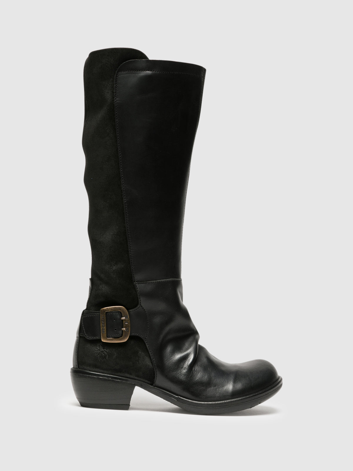 Fly London Botas de Cano-Alto em Preto
