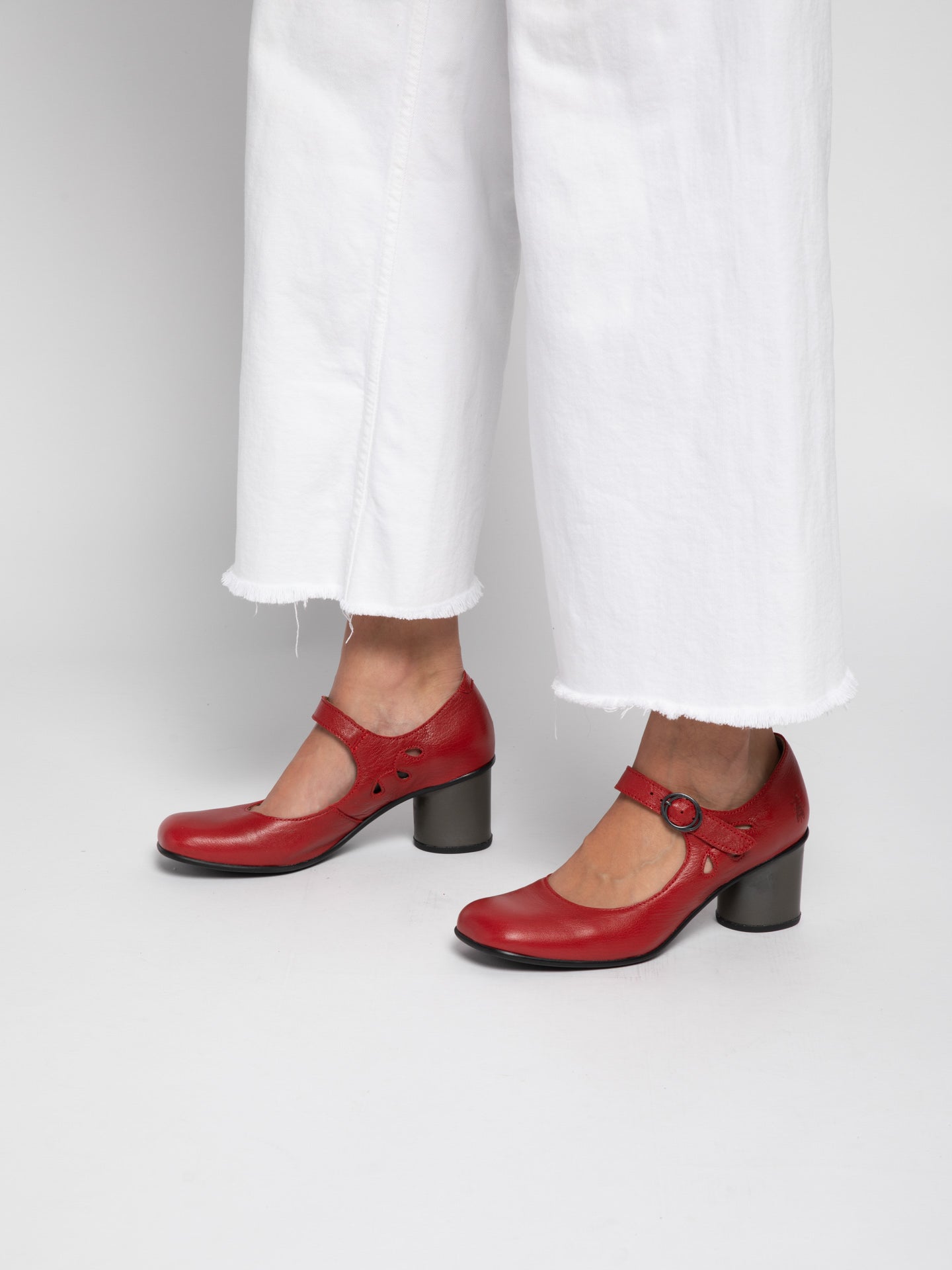 Fly London Sapatos Mary Jane SLOE738FLY MOUSSE  LIPSTICK RED