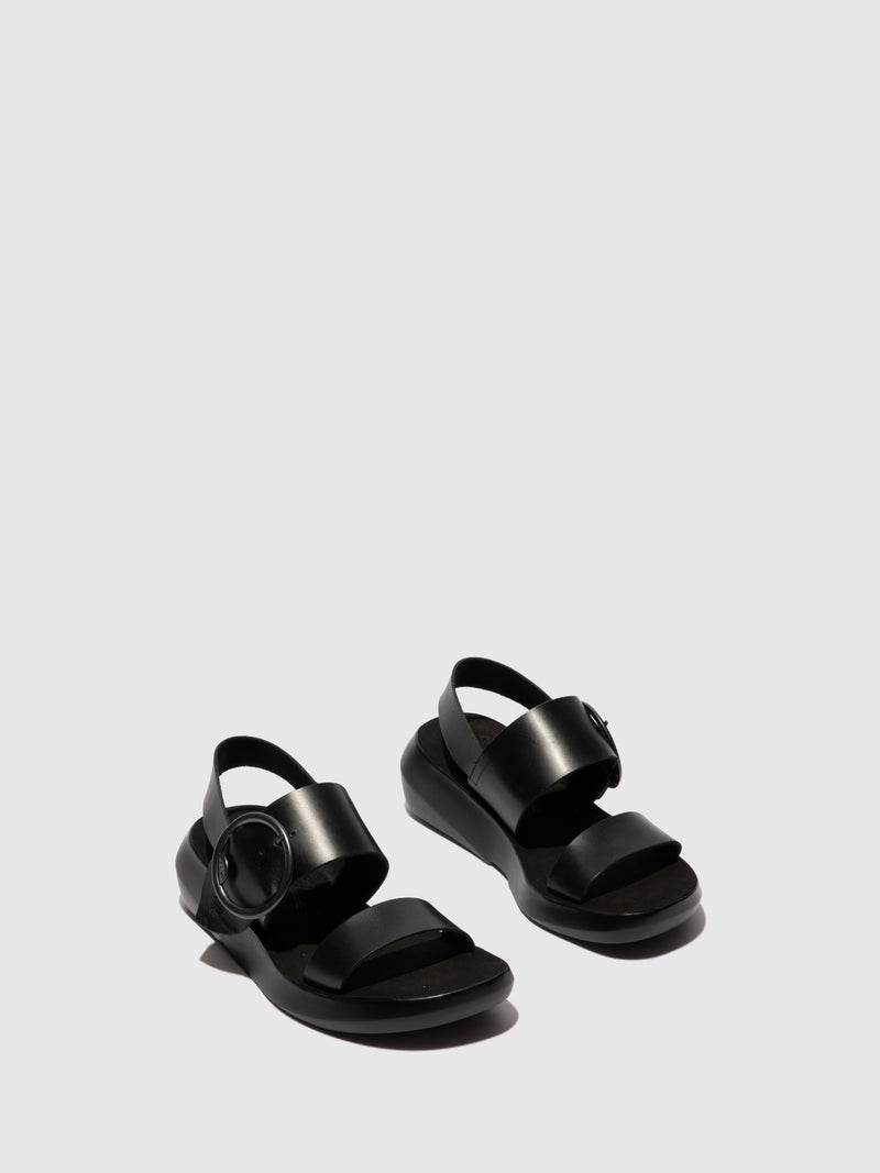 Fly London Sandálias com Fivela BANI739FLY BRIDLE BLACK