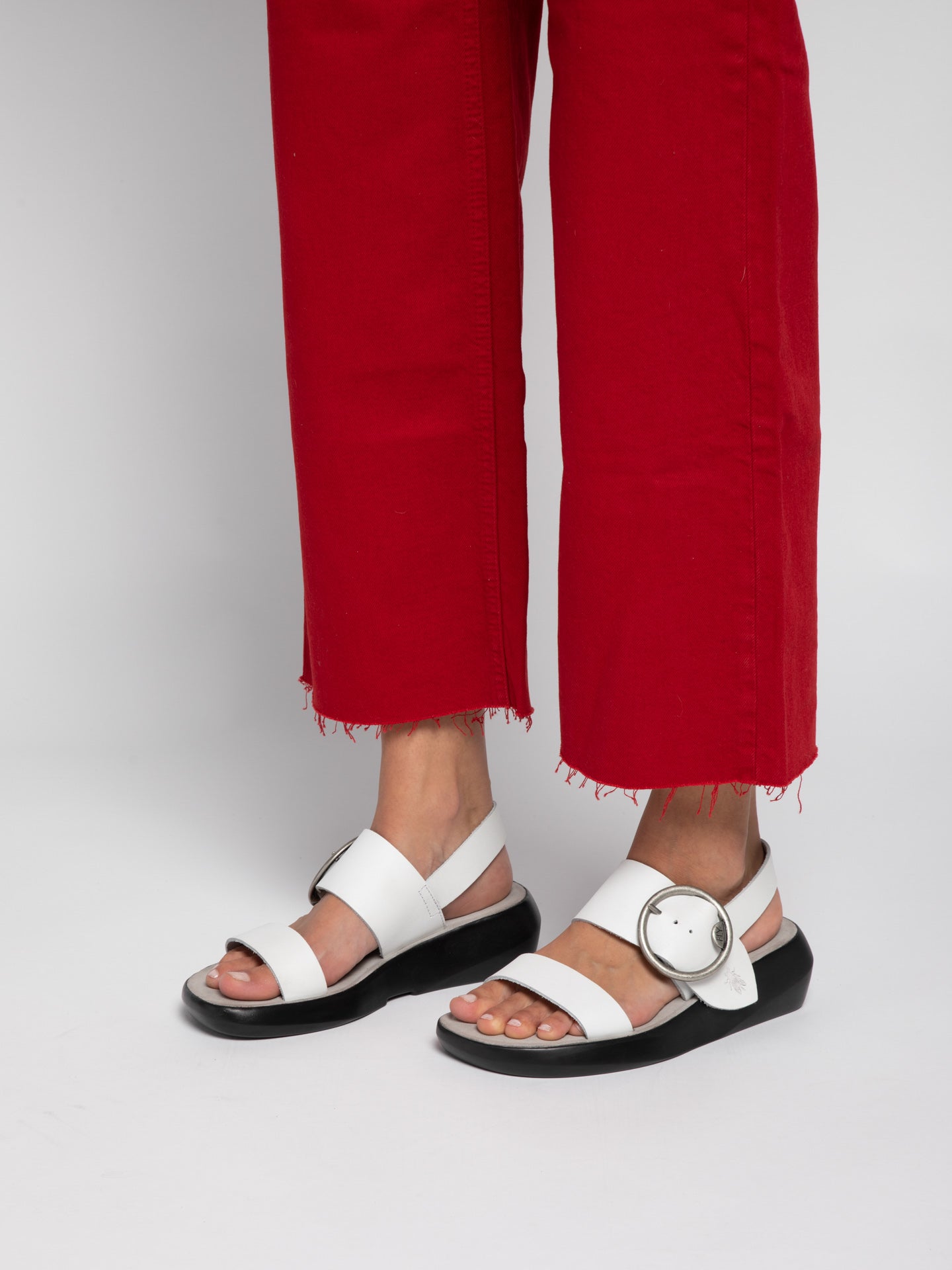 Fly London Sandálias com Fivela BANI739FLY BROOKLYN OFFWHITE