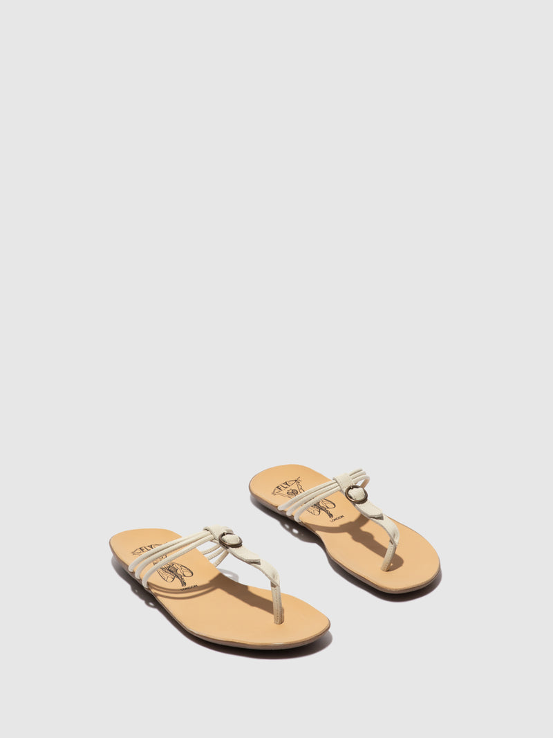 Fly London Sandálias de Dedo MOUS755FLY CIERVO  OFFWHITE